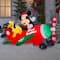 4.5ft. Animated Airblown® Mickey & Pluto Clubhouse Airplane Scene